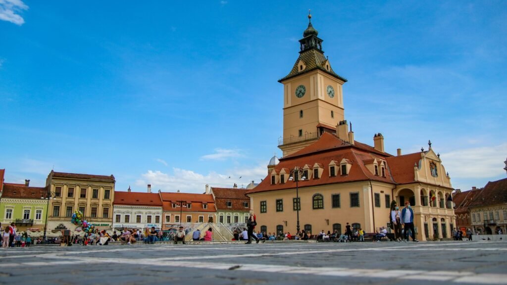 oude gebouwen Brasov