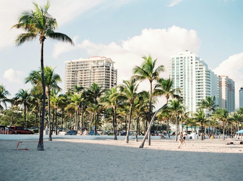 strand bij miami