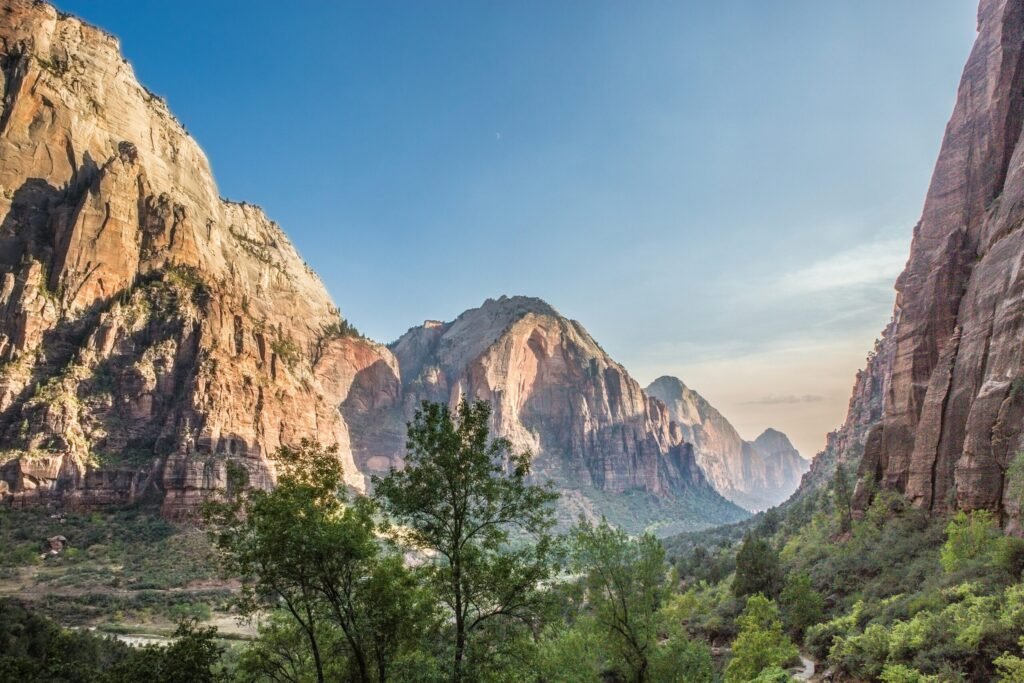 Rode rotsen in zion NP