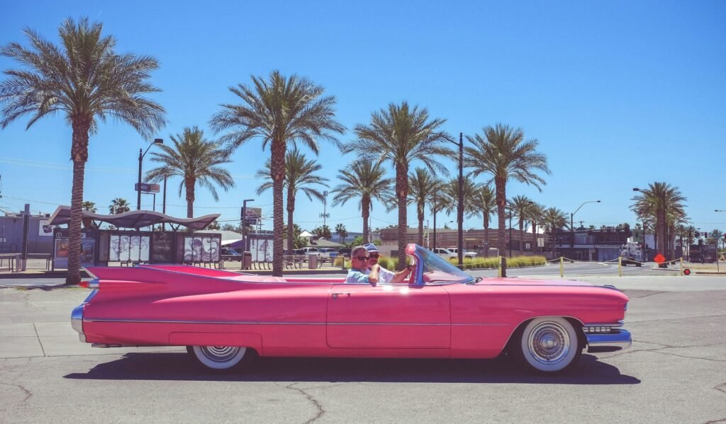 roze auto in las vegas