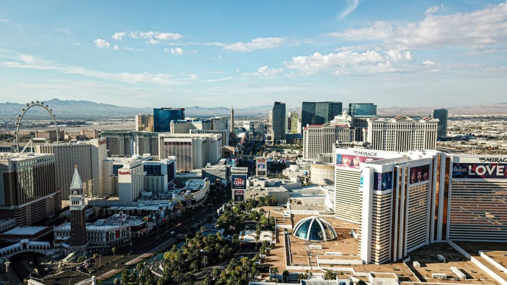 uitzicht over las vegas