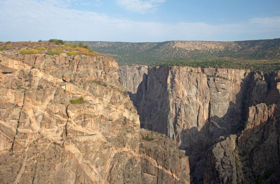 rotsen in Black Canyon of the Gunnison National Park USA