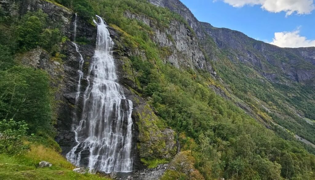 uitzicht op waterval