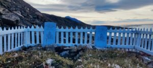 kerkhof in Dundas harbour Groenland