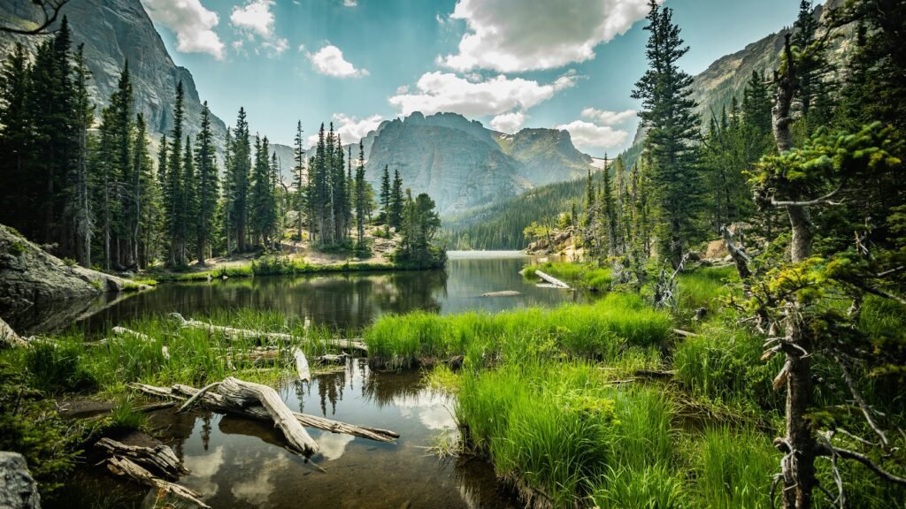 bergmeer in rocky mountain national park