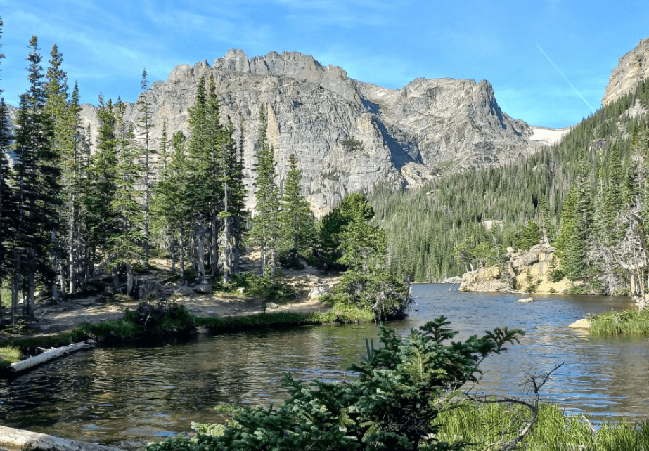 bergmeer in rocky mountain national park USA