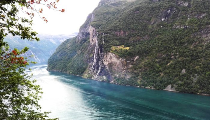 uitkijk over fjord